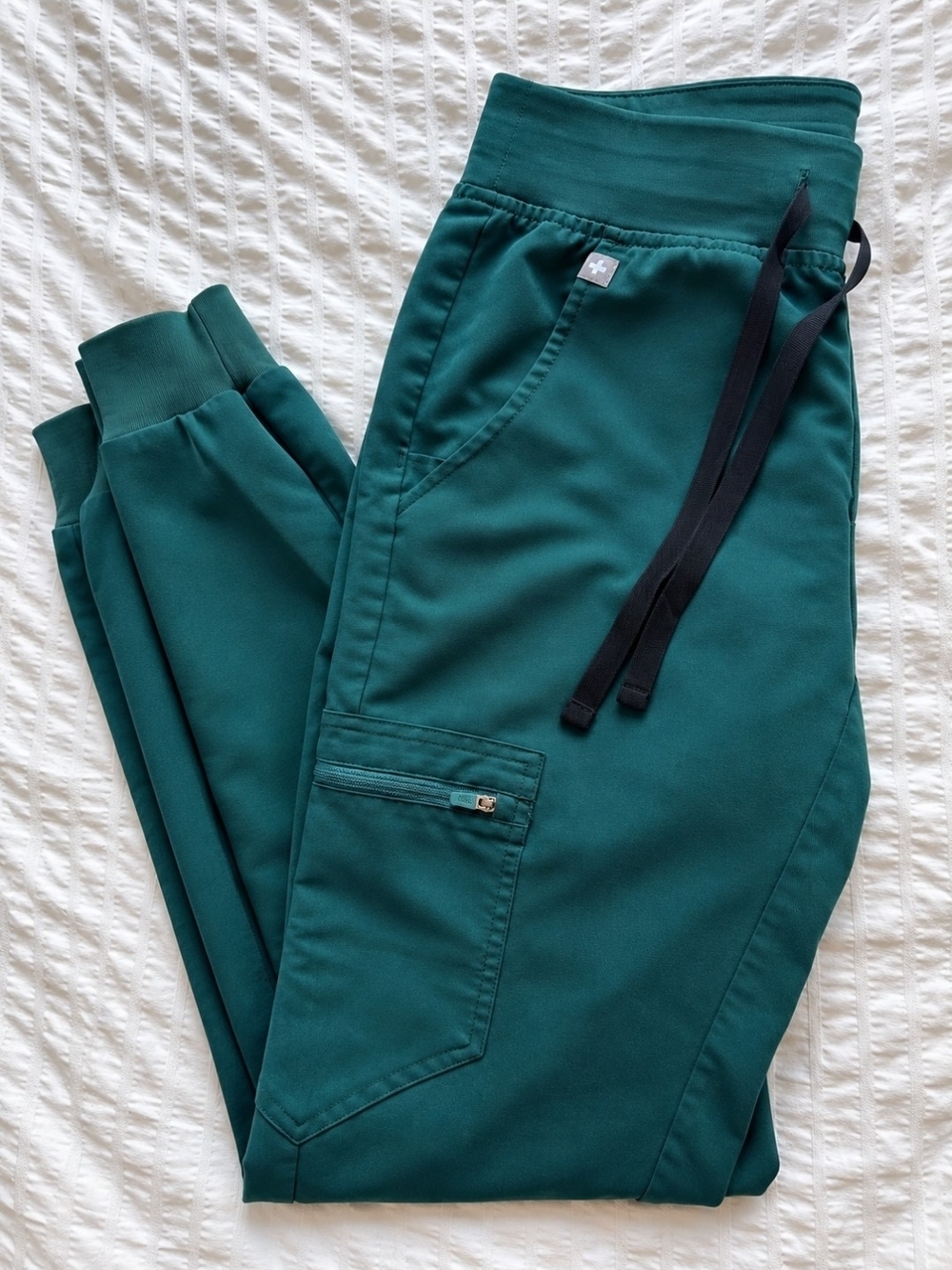 FIGS Zamora Teal Green Jogger Scrub Pants XXS Petite